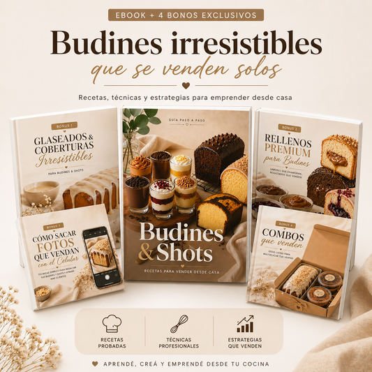 Budines y shots: Para emprender desde casa